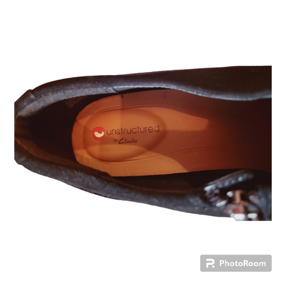 BNIB Unstuctured by Clarks Un Cosmo Zip Black Suede Pump Ankle Booties - Picture 4 of 9